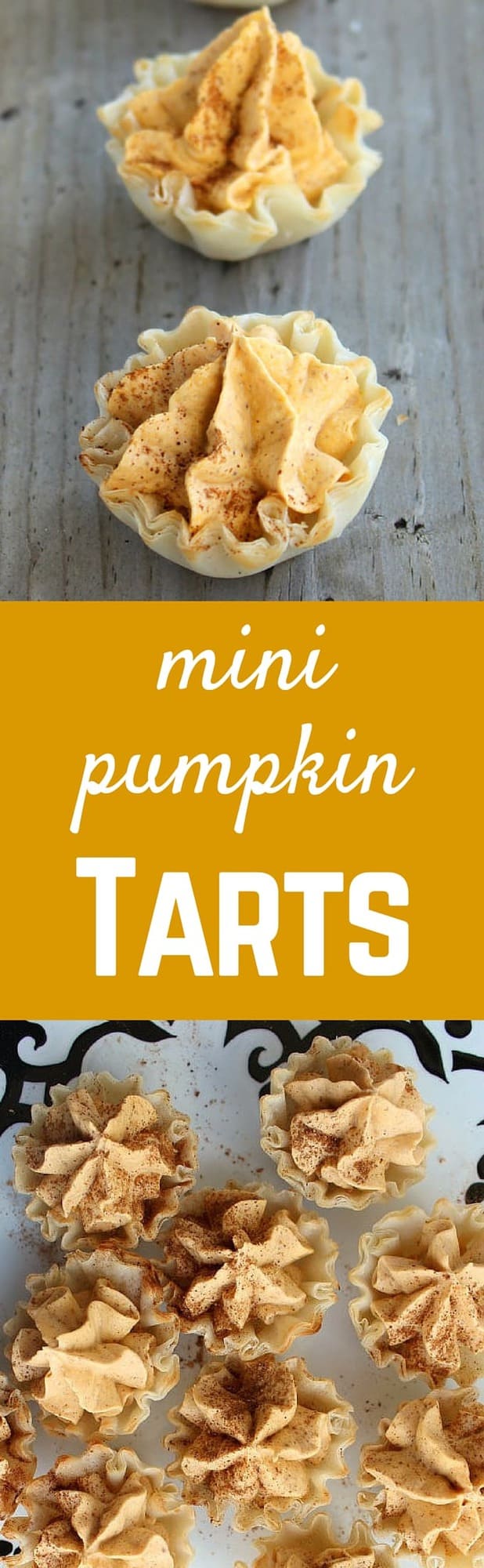 Mini Pumpkin Tarts no bake! - Rachel Cooks®