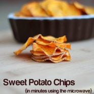 Sweet Potato Chips -- in 5 minutes!