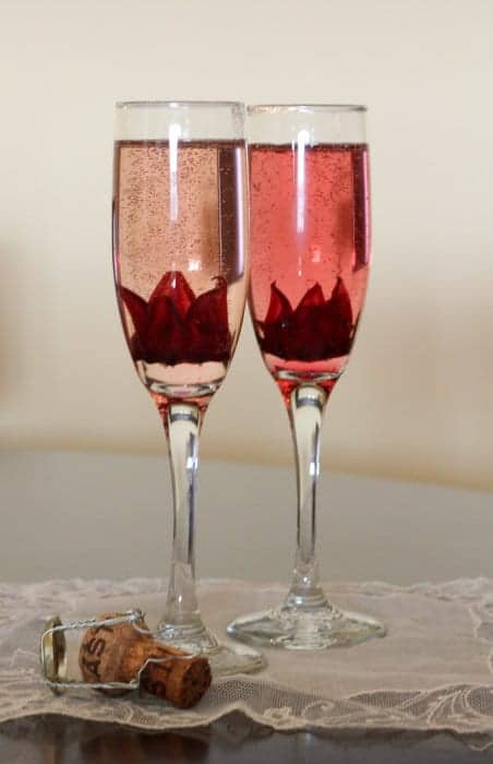 Pear Hibiscus Brunch Cocktail | RachelCooks.com