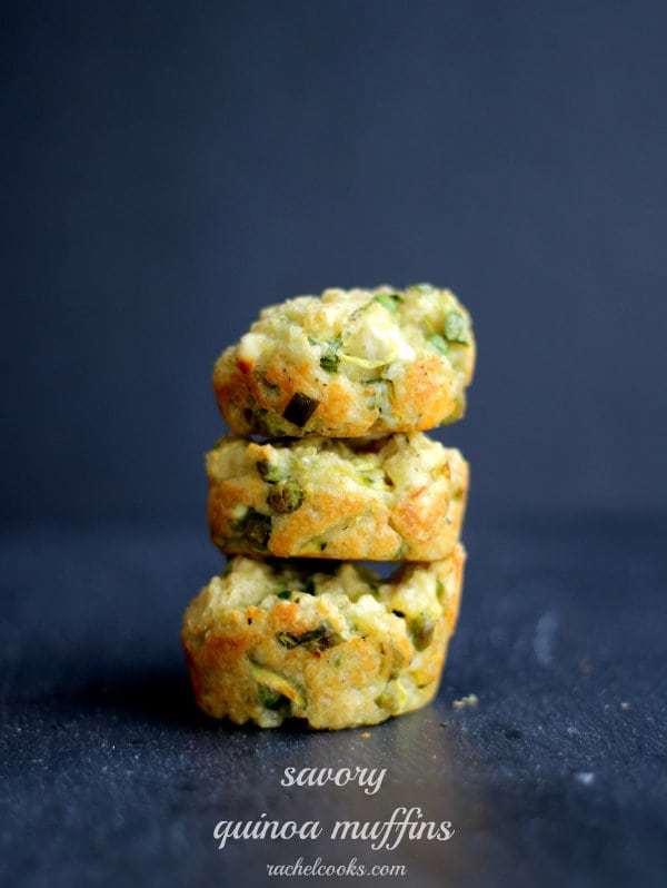 Savory Quinoa Muffins | RachelCooks.com