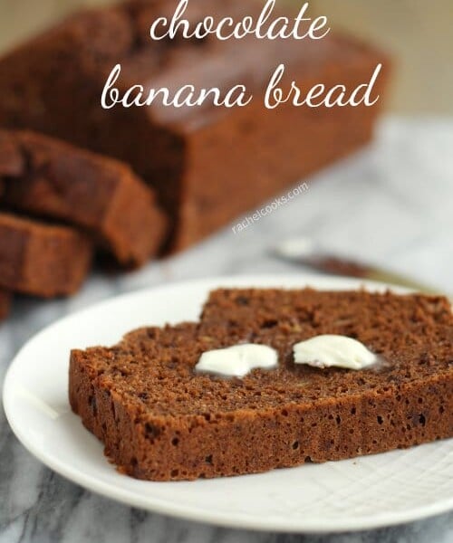 Healthy Chocolate Banana Bread | RachelCooks.com