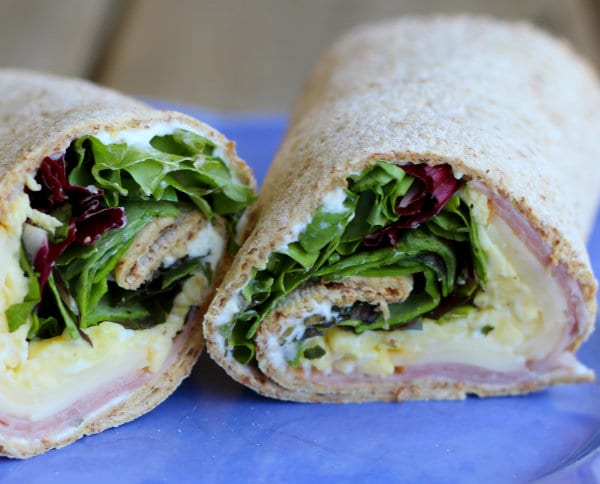 Recipe: Egg Wraps with Ham and Greens