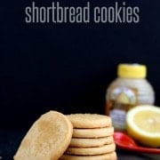 Honey Lemon Shortbread Cookies | RachelCooks.com