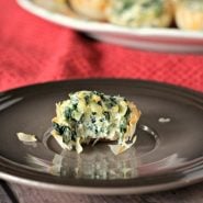 Easy Spinach Artichoke Bites on RachelCooks.com