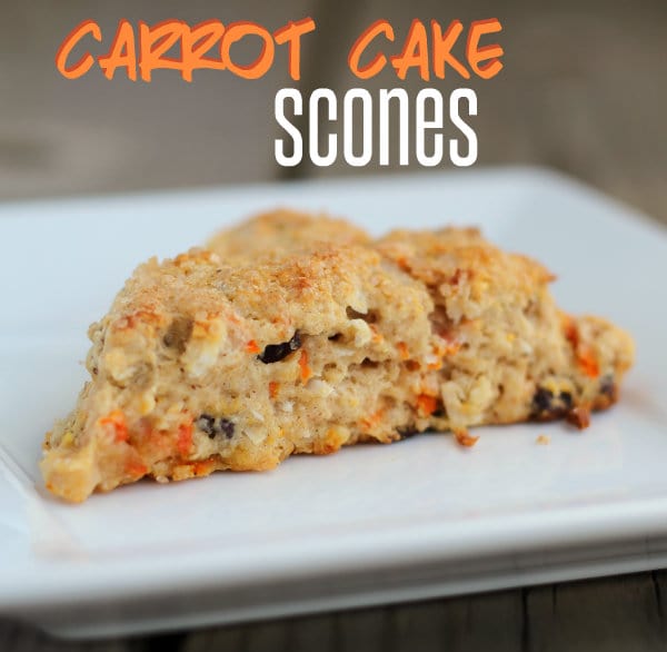 carrot cake scones recipe – just like the cake!