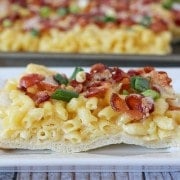 Macaroni and Cheese Pizza -- Find the recipe on RachelCooks.com