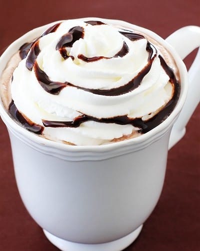 Nutella Hot Chocolate from GimmeSomeOven.com