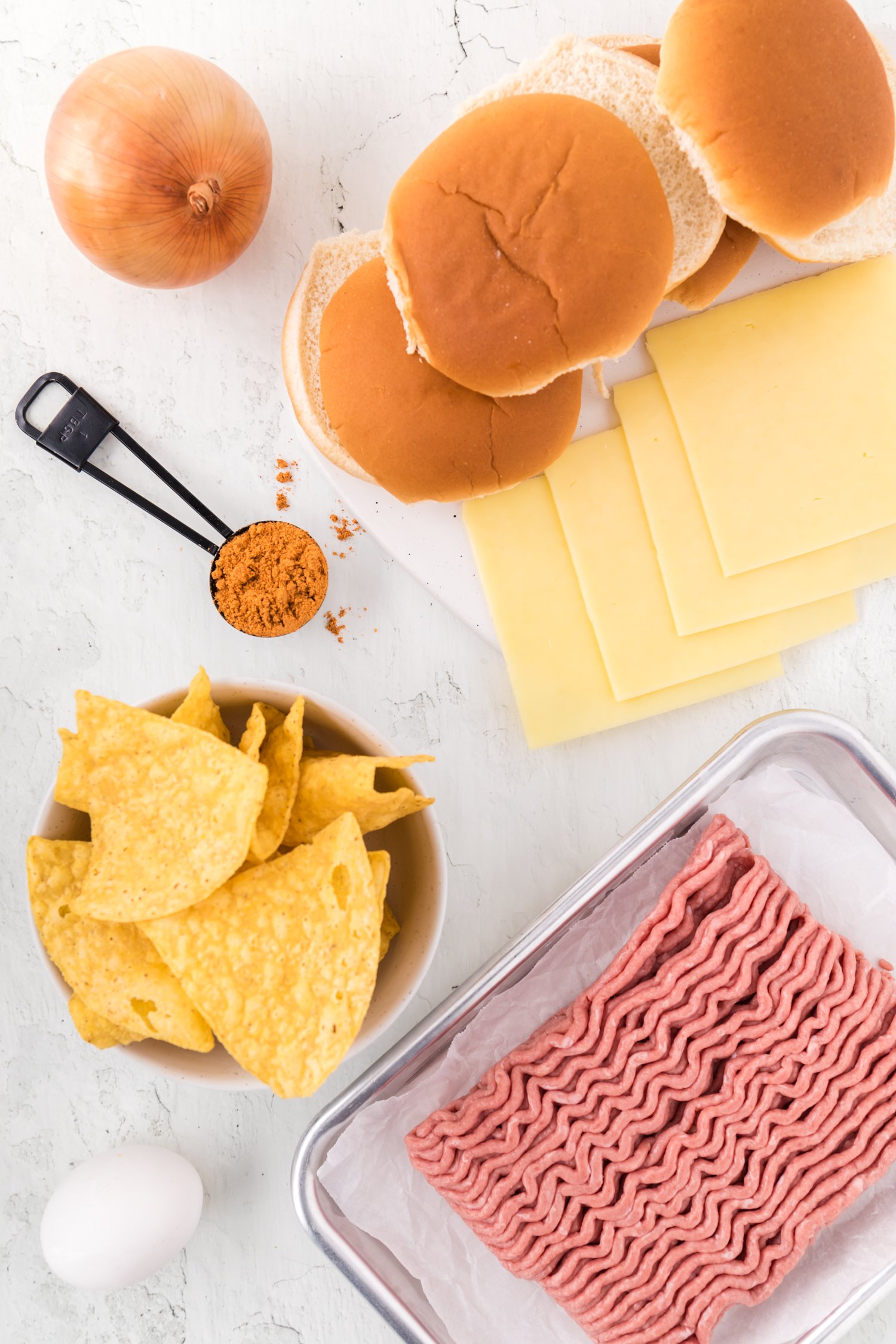 Ingredients needed for the recipe.