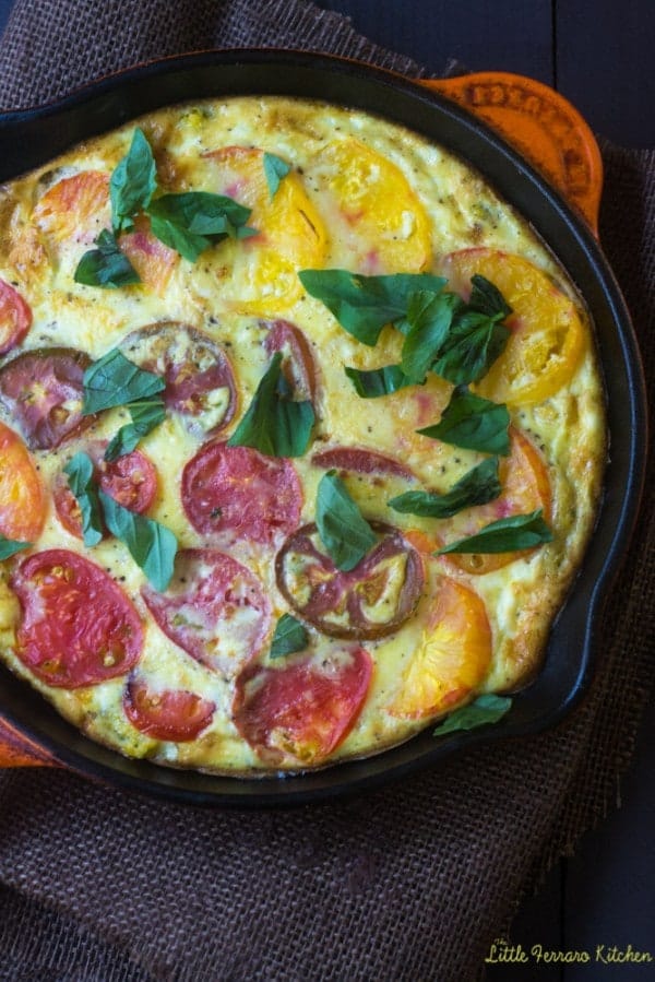 Perfect for brunch, everyone will love this colorful polenta quiche perfect for summer. And you'll love the unique crust! Get the recipe on RachelCooks.com!