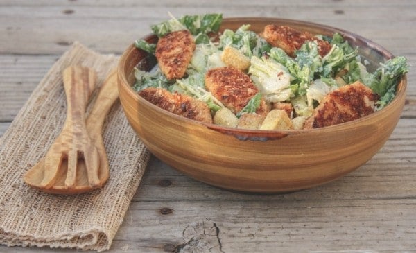 Vegetarian Caesar Salad from SweetPhi.com