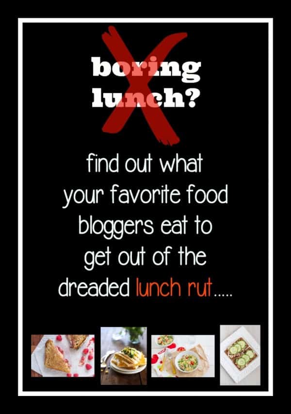 Go-to lunch ideas from more than 20 superstar bloggers - get them on RachelCooks.com