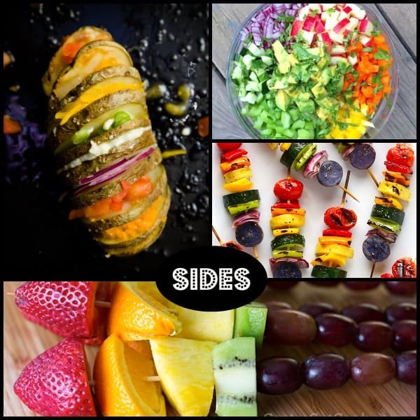 Side Dish Ideas for a rainbow themed birthday party - RachelCooks.com