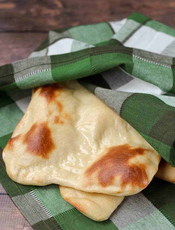 Easy Naan Recipe - on RachelCooks.com