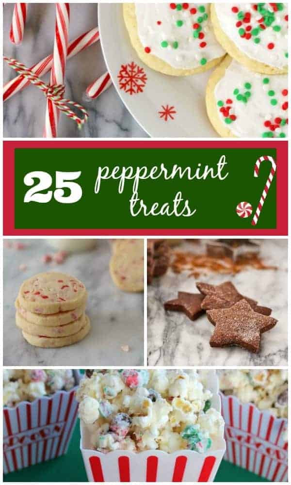 25 Peppermint Recipes perfect for Christmas - from popcorn to cookies, it's all on RachelCooks.com!
