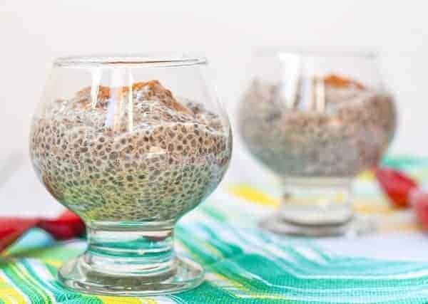 This maple cinnamon chia pudding recipe is sweet and delicious with hardly any guilt at all! A great healthy snack or breakfast. Get the recipe on RachelCooks.com!
