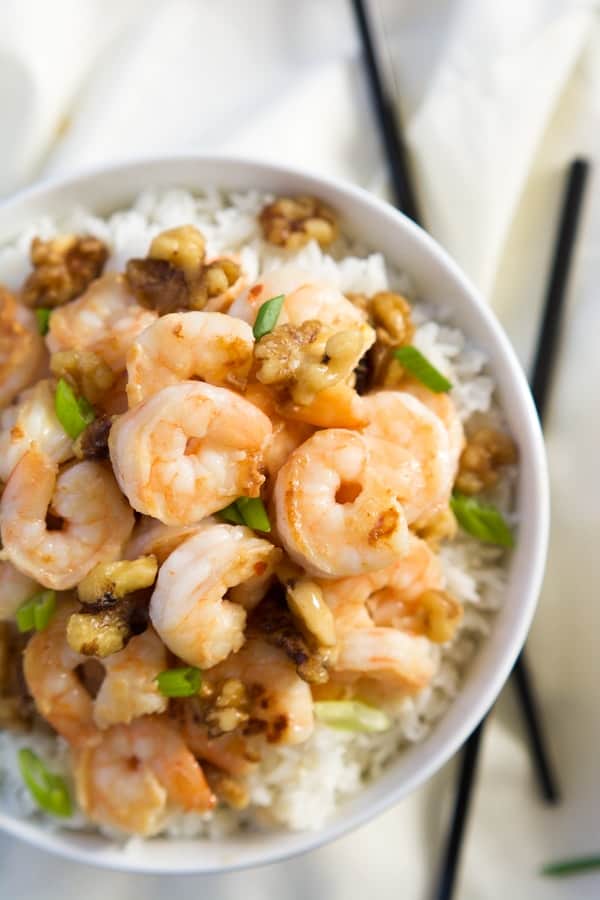 Skinny Honey Walnut Shrimp - 94