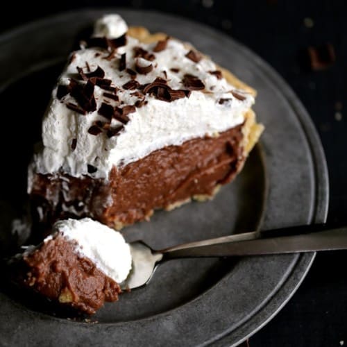 Chocolate Pudding Pie Recipe on RachelCooks.com