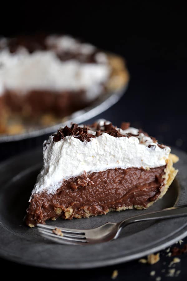 Chocolate Pudding Pie Recipe HOMEMADE! Rachel Cooks®