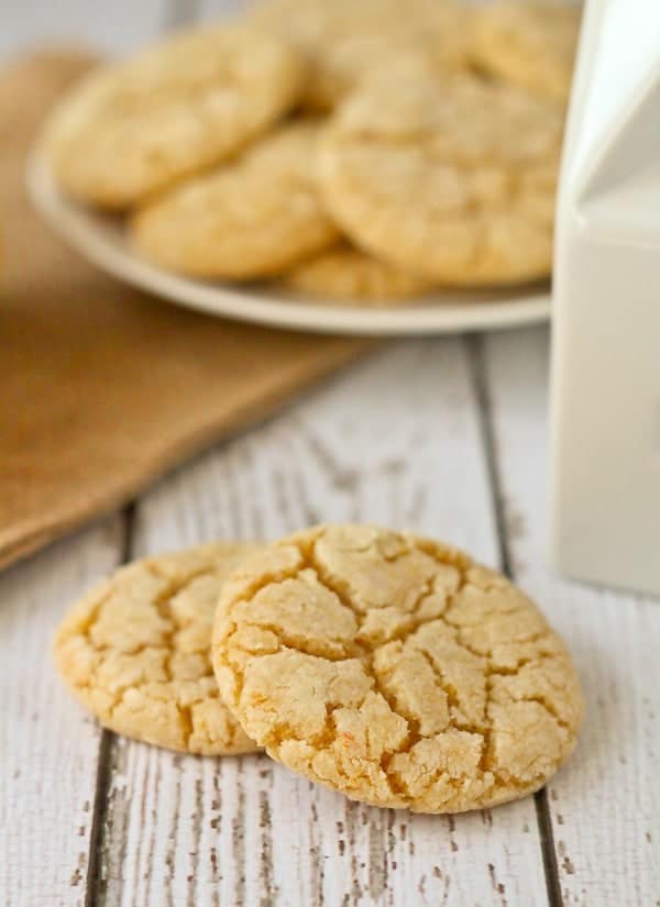 Lemon Clementine Crinkle Cookies on RachelCooks.com - you'll love these fresh and chewy cookies! 