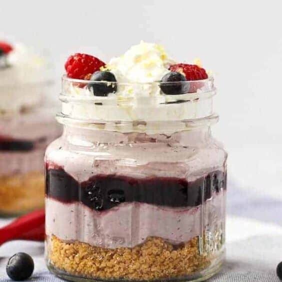 No Bake Lemon Berry Cheesecakes Rachel Cooks®