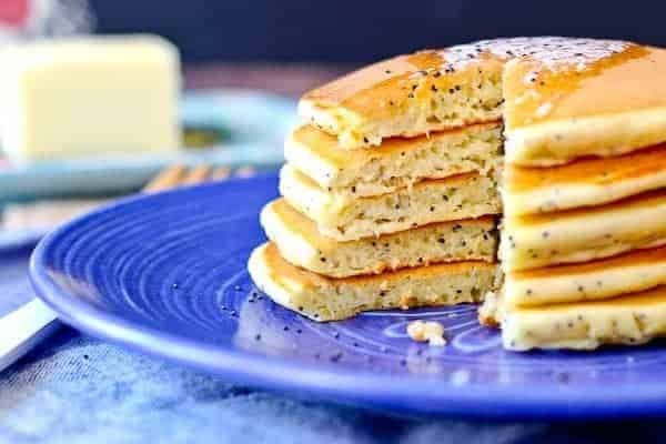 These Lemon Poppy Seed Cottage Cheese Pancakes start your day with protein and flavor! They'll quickly become a new breakfast favorite.