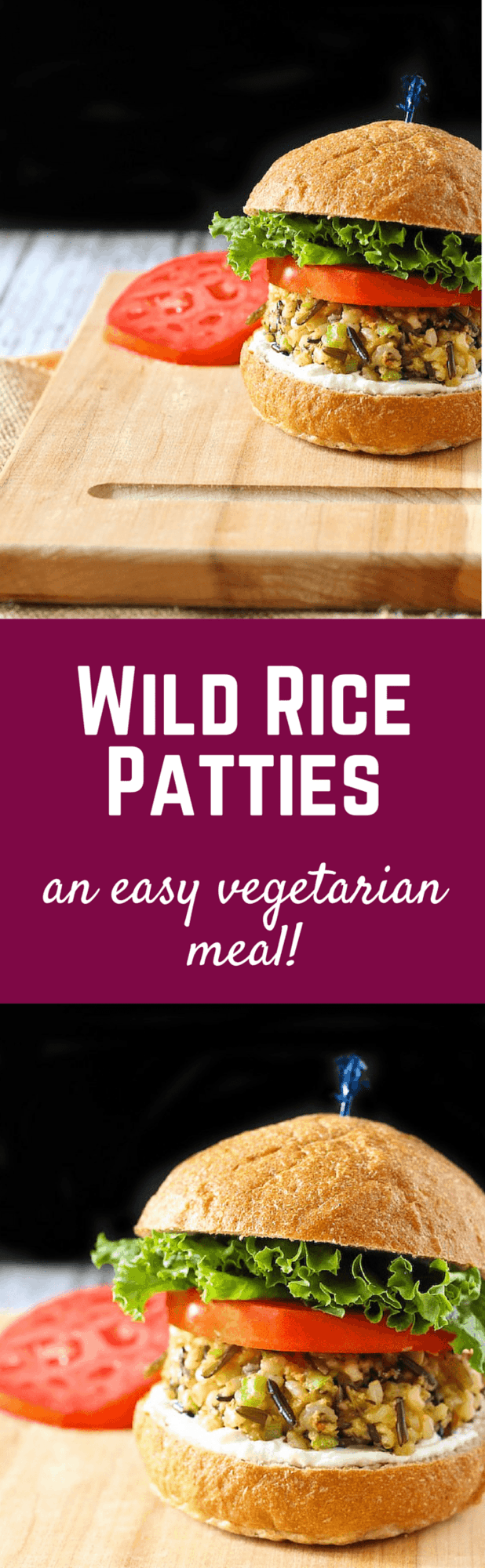 These wild rice patties are flavorful, filling and such a fun vegetarian meal! Get the kids involved in making them! Get the easy recipe on RachelCooks.com!