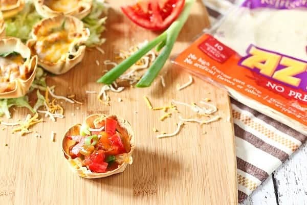 A healthy, fun, and delicious vegetarian meal in 20 minutes! The whole family will love these easy vegetarian taco cups. Get the recipe on RachelCooks.com!