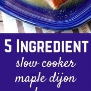 Whether you're entertaining or just looking for an easy dinner with great leftovers - this maple dijon ham is for you. Bonus: SLOW COOKER. Totally hands-off! Get the easy recipe on RachelCooks.com!