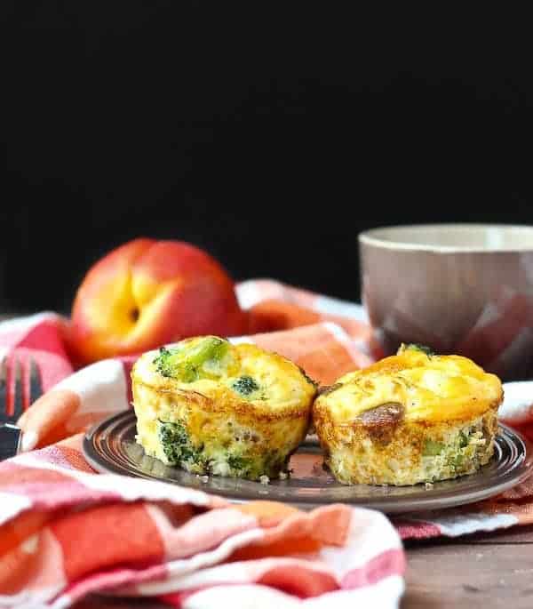 Egg White Muffins with Sausage and Broccoli - Rachel Cooks®