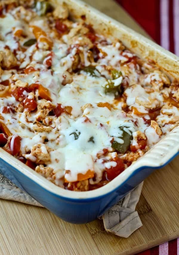 Healthy Ground Turkey Recipes | Healthy Stuffed Pepper Casserole