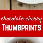 These chocolate cherry thumbprint cookies have a moist, chocolatey cookie base with a smooth cherry filling. Get the recipe that's perfect for Christmas on RachelCooks.com!