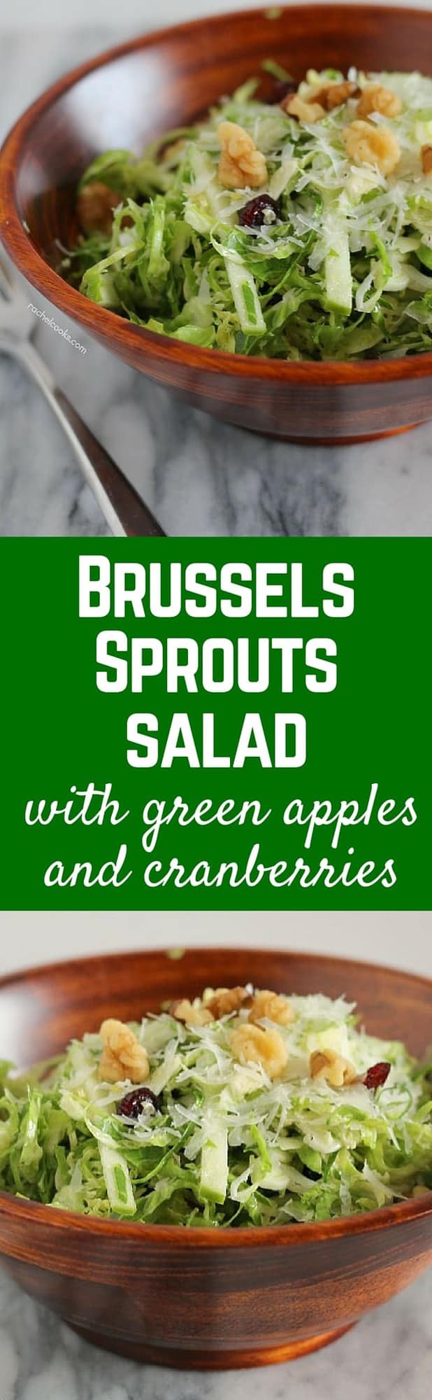 With only 15 minutes of hands-on time, this refreshing Brussels sprouts salad will make the perfect holiday side dish. Get the easy recipe on RachelCooks.com!