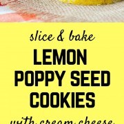 These lemon poppy seed cookies will be a dose of extra sunny cheerfulness on your cookie platters. They're easy to make and the cream cheese adds an amazing depth to the flavor. Get the easy recipe on RachelCooks.com!
