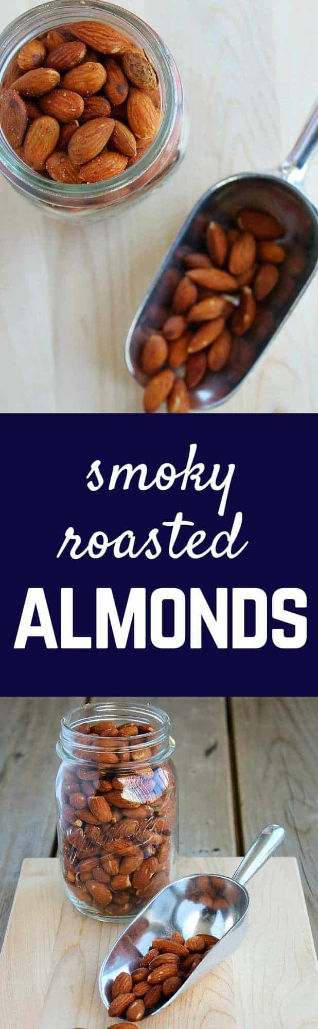 Smoky roasted almonds are simple to make at home and make the perfect snack or appetizer. Get the easy recipe on RachelCooks.com!