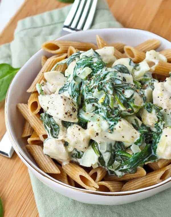 pasta recipes with chicken and spinach Baked familystylefood fontina ...