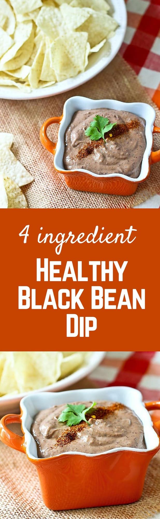 This healthy and creamy southwestern black bean dip only uses four ingredients and one packs an extra punch of protein. You'll love this for dipping or for spreading on sandwiches. Get the easy appetizer or snack recipe on RachelCooks.com!