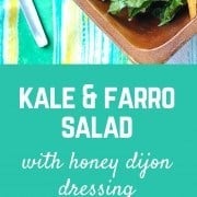 This kale salad keeps really well in your fridge - great for healthy eating all week! The honey dijon dressing softens the kale perfectly. Get the healthy recipe on RachelCooks.com. Great for weekly meal prep fans!