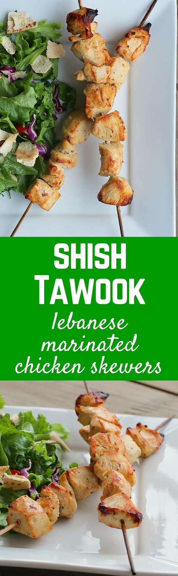 Make this Lebanese favorite at home! Shish Tawook will soon be you go-to chicken recipe. Get the recipe on RachelCooks!