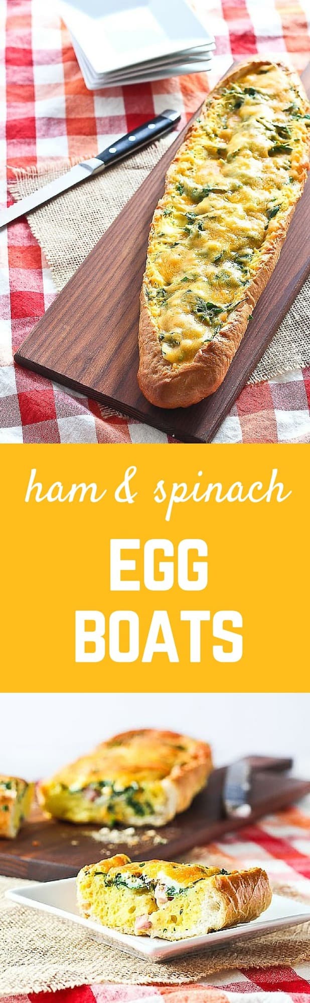 Take your egg casseroles outside the square pan with this fun egg boat recipe. Crunchy bread holds a flavorful and irresistible egg filling. These will transform brunch! Get the easy recipe on RachelCooks.com!