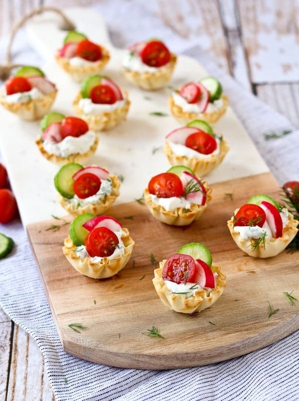 Spring Herb Cream Cheese Appetizer Cups - Rachel Cooks®