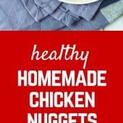 These healthy chicken nuggets with Parmesan are easy to make (baked, not fried!) and kids and adults will adore them. Say goodbye to the drive-thru! Get the easy recipe on RachelCooks.com!