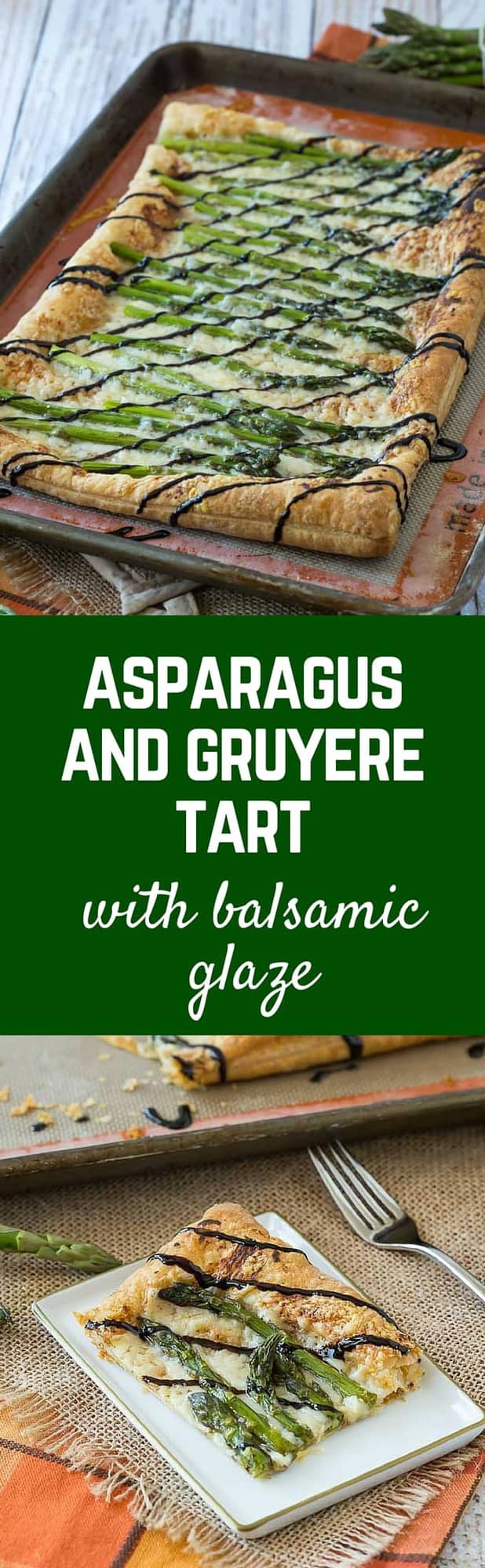 Perfect for spring, this asparagus gruyere tart is a show-stopping addition to any brunch or appetizer table. You won't believe how easy it is to make! Get the recipe on RachelCooks.com!