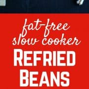 Slow Cooker Refried Beans - cheaper and better tasting than the can - and nearly as easy! Freezer friendly, too! Get the easy recipe on RachelCooks.com!