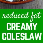 Healthy coleslaw is so easy to make and you won't even notice that it has less calories - it has the same great taste as classic creamy coleslaw! Get the easy recipe on RachelCooks.com!