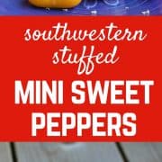 These stuffed mini sweet peppers have a perfect touch of the southwest. Spicy, creamy, crunchy and so tasty! What more could you want? Get the recipe on RachelCooks.com!