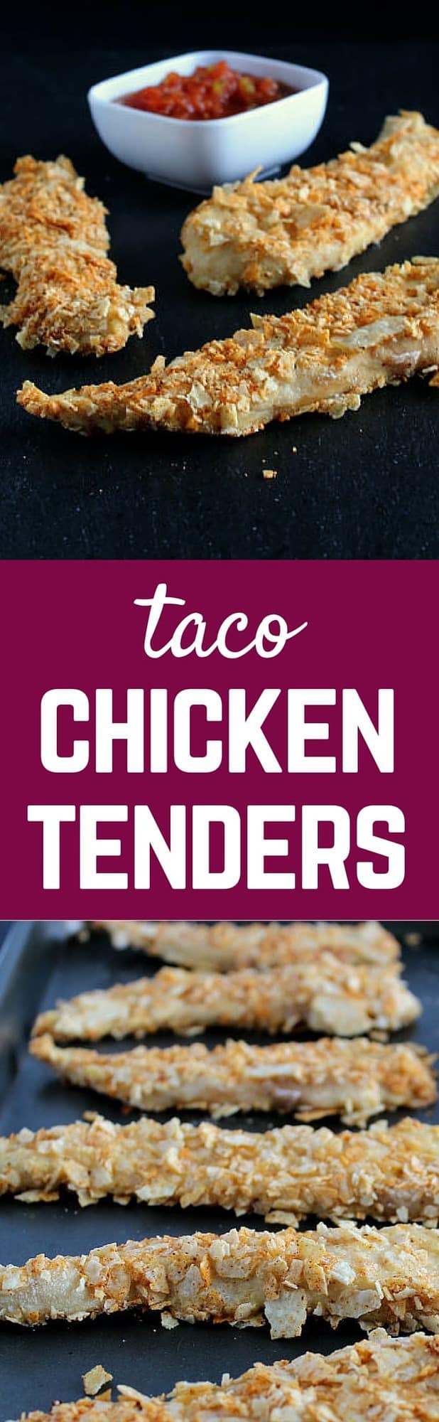 These taco chicken tenders are great for a party, but your kids will love them too! Super quick and easy to make. Get the recipe on RachelCooks.com!
