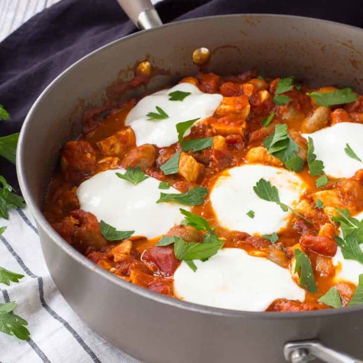 Skillet Gnocchi with Chicken and Tomato Sauce Recipe - Rachel Cooks®