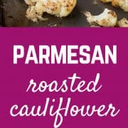 This Parmesan Roasted Cauliflower is going to become your new favorite way to eat cauliflower - it's flavorful, crispy, and so easy to prepare! Get the recipe on RachelCooks.com!