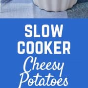 Crock Pot Cheesy Potatoes - get the easy recipe on RachelCooks.com