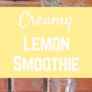 Creamy Lemon Smoothie - On RachelCooks.com